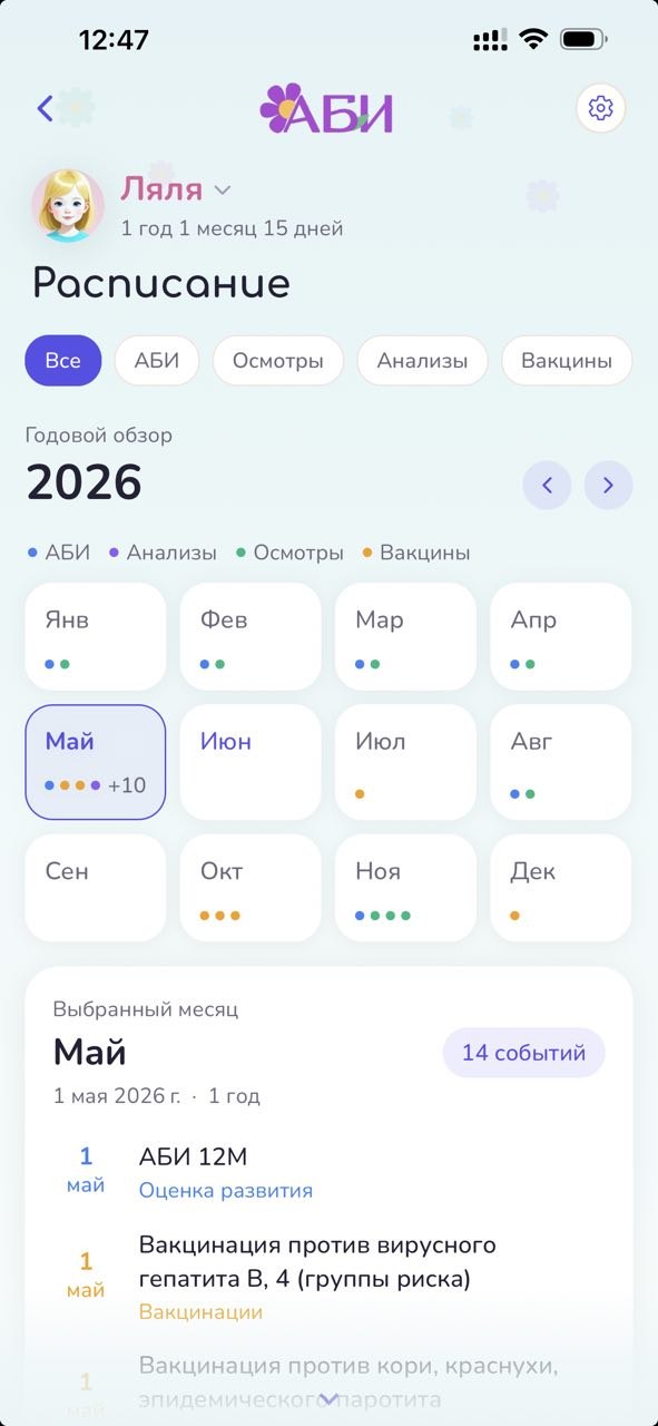 Календарь АБИ
